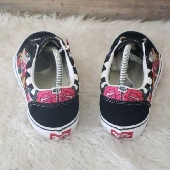 New Vans Old Skool Sneakers Checkerboard‎ Animal Print Floral Boho Casual Street - Picture 5 of 8